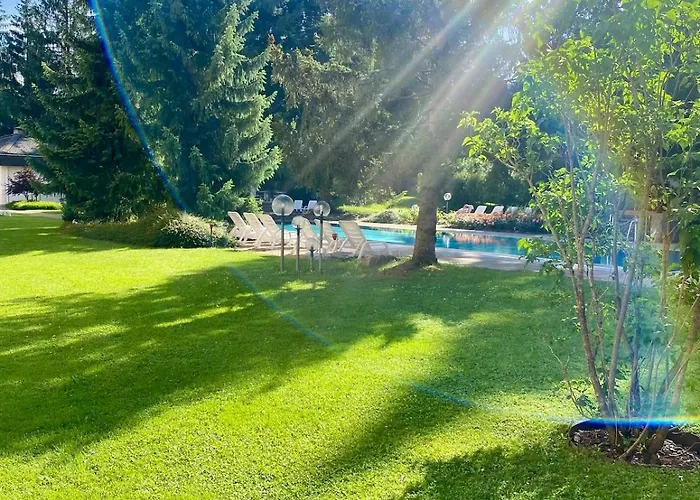 Apartamento Elegant Design With Pool, Sauna, And Private Parking Laax